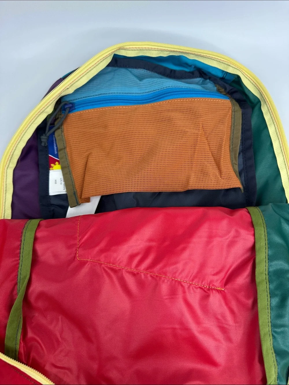 Cotopaxi Batac Del Día 16L Backpack One-of-a-Kind Multicolor Lightweight Daypack